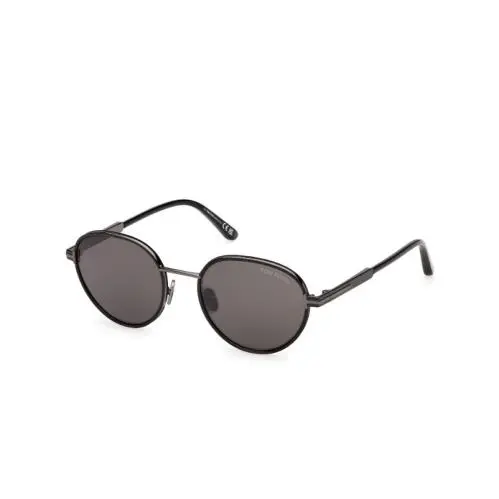 Tom Ford FT1339 JET-02 01A Shiny Black/smoke 51mm Men`s Sunglasses
