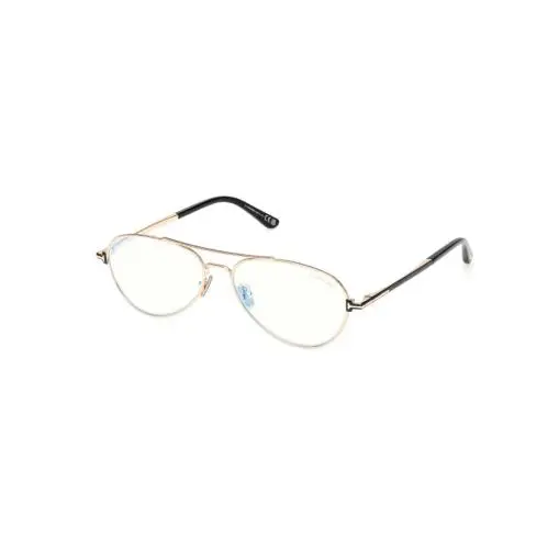 Tom Ford FT6128-B 028 Shiny Rose Gold 56mm Men`s Eyeglasses