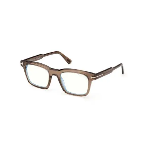 Tom Ford FT6122-B 048 Shiny Dark Brown 51mm Men`s Eyeglasses