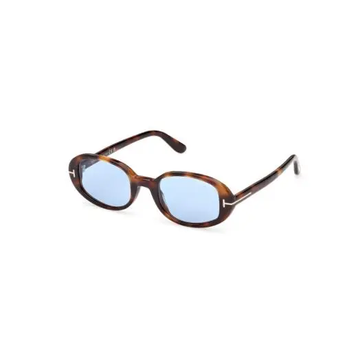 Iggy FT1364 53V Blonde Havana/blue 49mm Women`s Sunglasses by Tom Ford