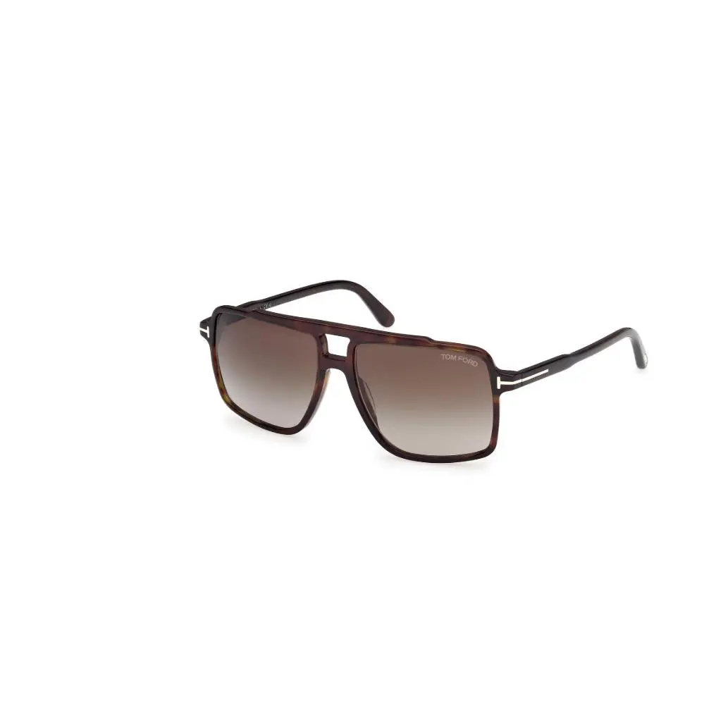 Tom Ford FT1177 Kemp 52B Dark Havana/gradient Smoke 59mm Men`s Sunglasses - Frame: Dark Havana, Lens: Gradient Smoke