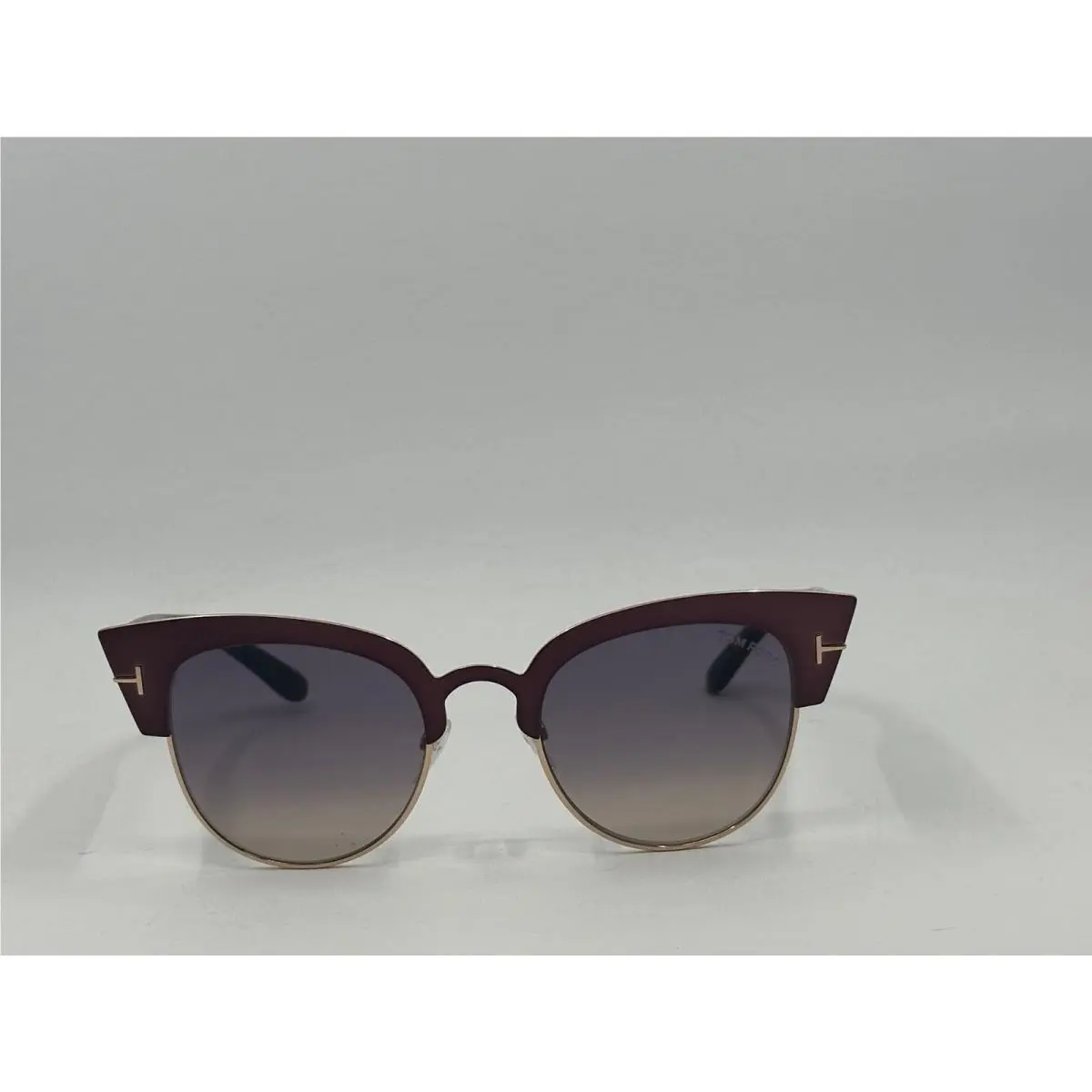 Tom Ford Alexandra-02 TF607 74B Pink Havana Cat Eye Sunglasses 51mm