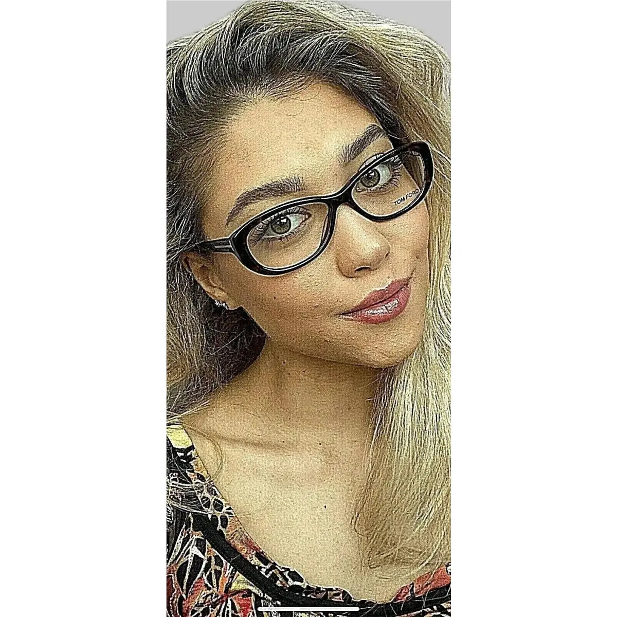 Tom Ford TF FT 5226052 Havana 54mm Rx-able Women`s Eyeglasses Frame Italy