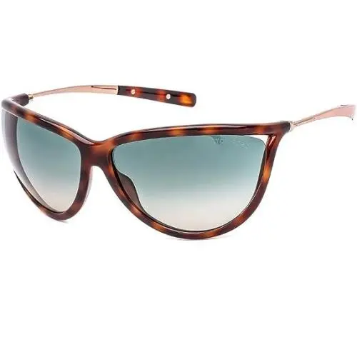 Sunglasses w Soft Case - FT0770 Tammy 56W - Havana / Turquoise Fade by Tom Ford