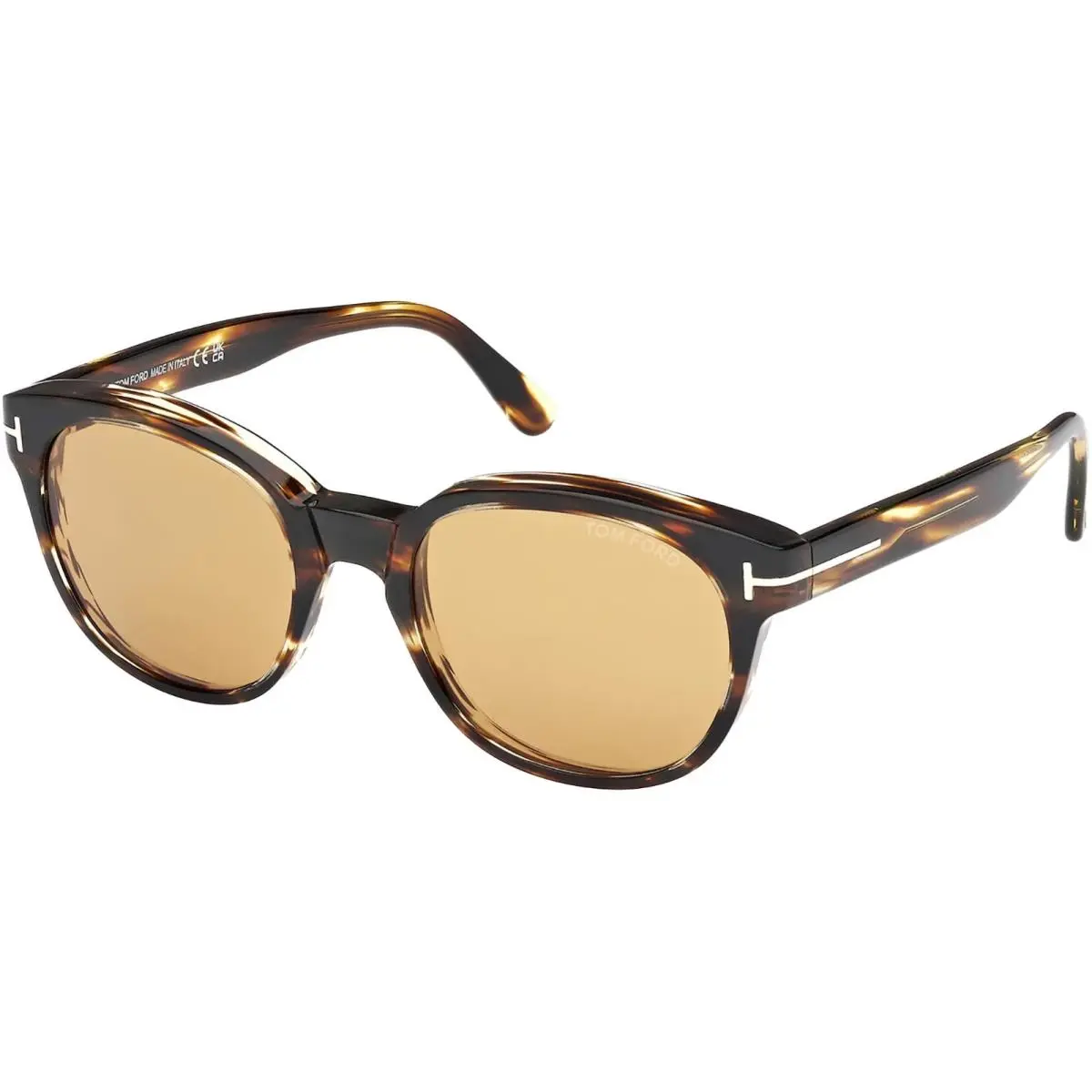 Tom Ford Sunglasses w Soft Case FT1180 Mert 52E Havana / Bronze 53-20-145 - Frame: Havana