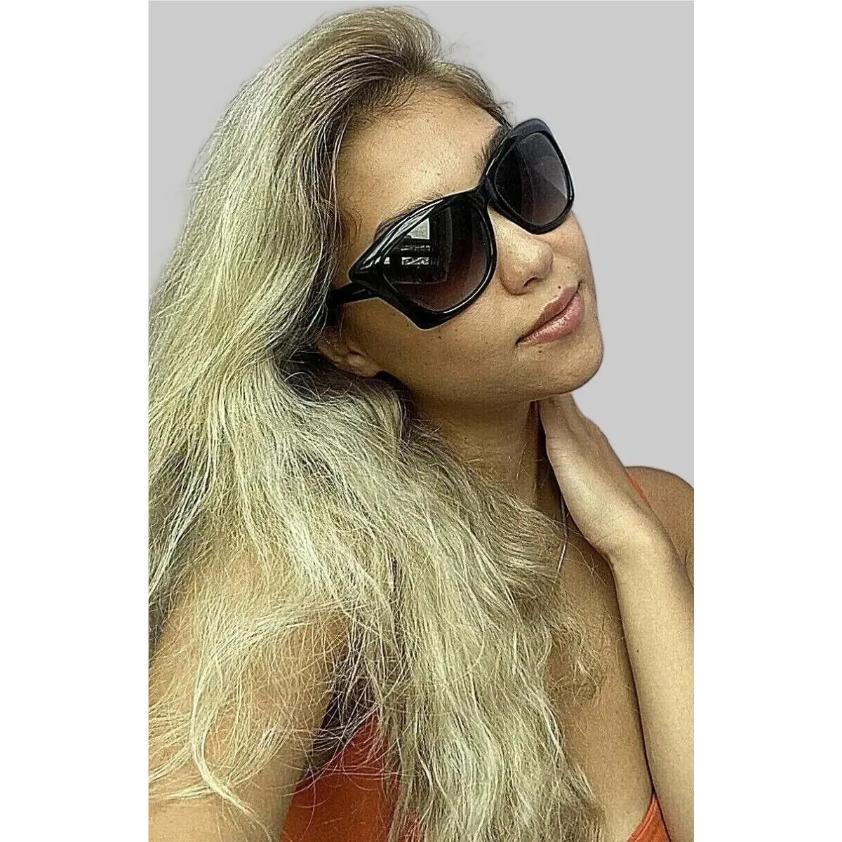 Tom Ford Black Butterfly Oversized Women`s Sunglasses Italy