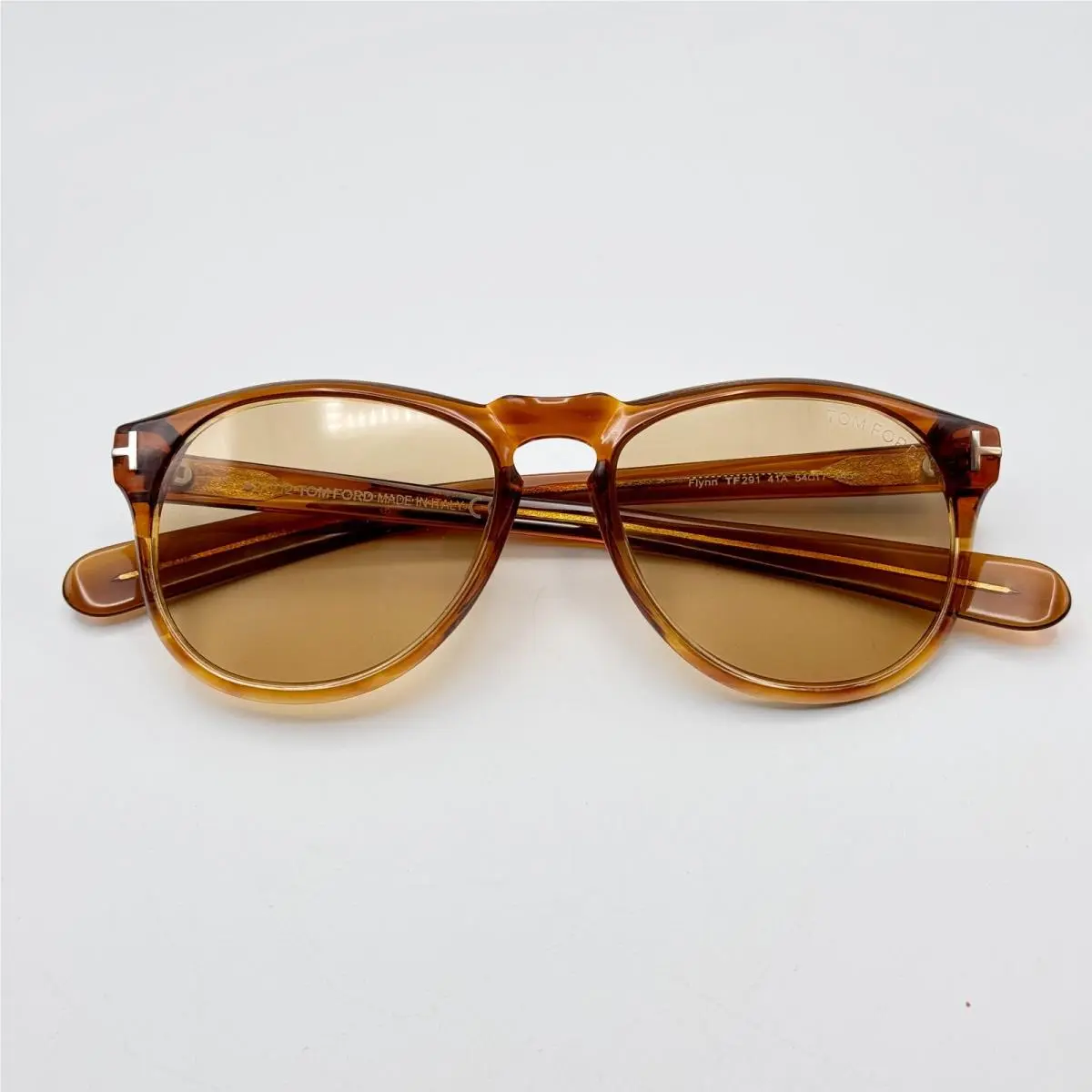 Sunglasses Flynn TF291 41A Havana Frame Brown Lens 54-17-145 W/case by Tom Ford