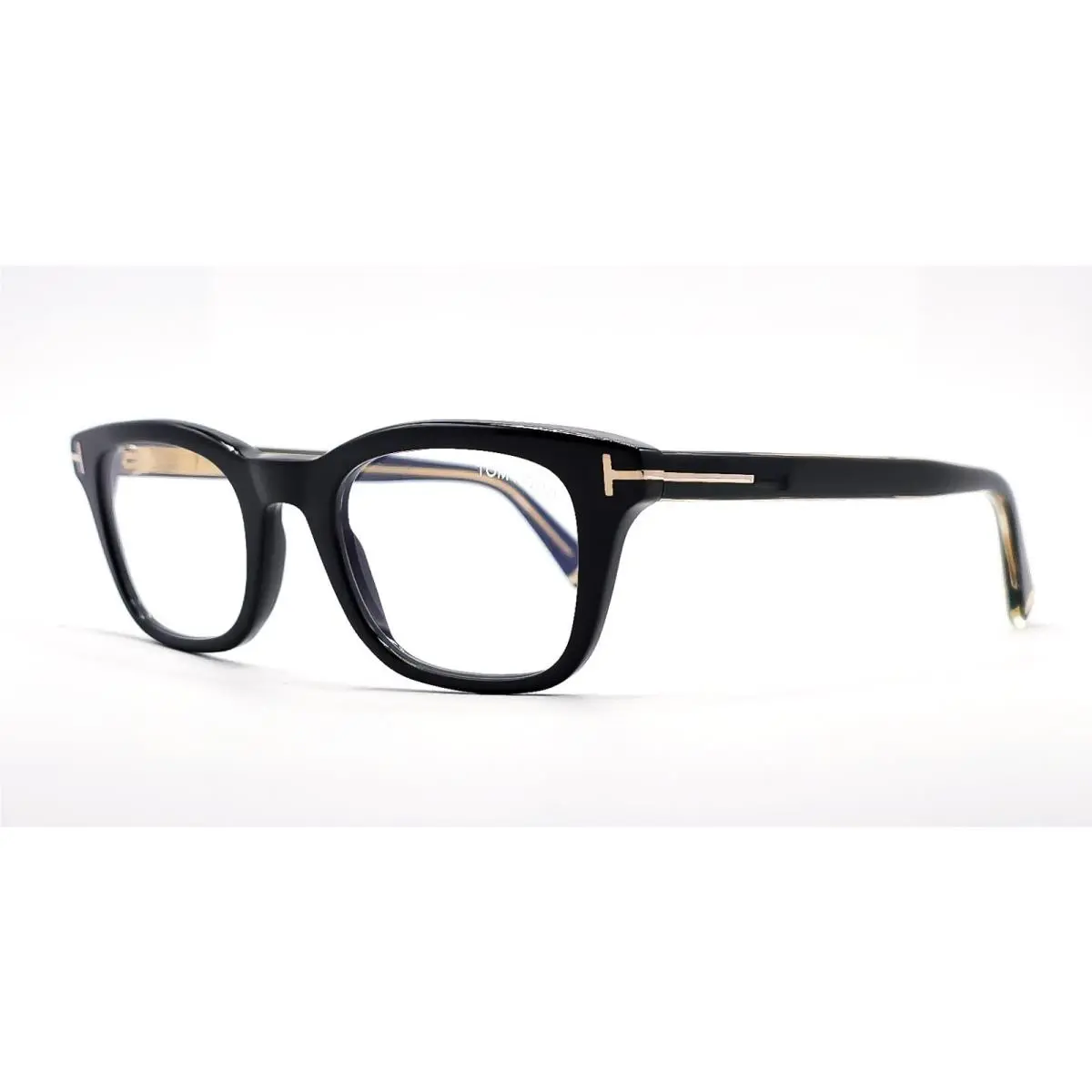 TI 5011-B Icon Collection Eyeglasses 001 Black/blue Light Lenses 50 by Tom Ford