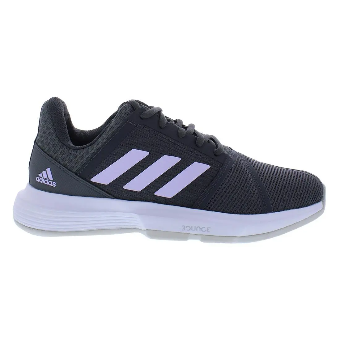 Courtjam Bounce Womens Shoes Size 7 Color: Grey Six/purple Tint/cloud by Adidas