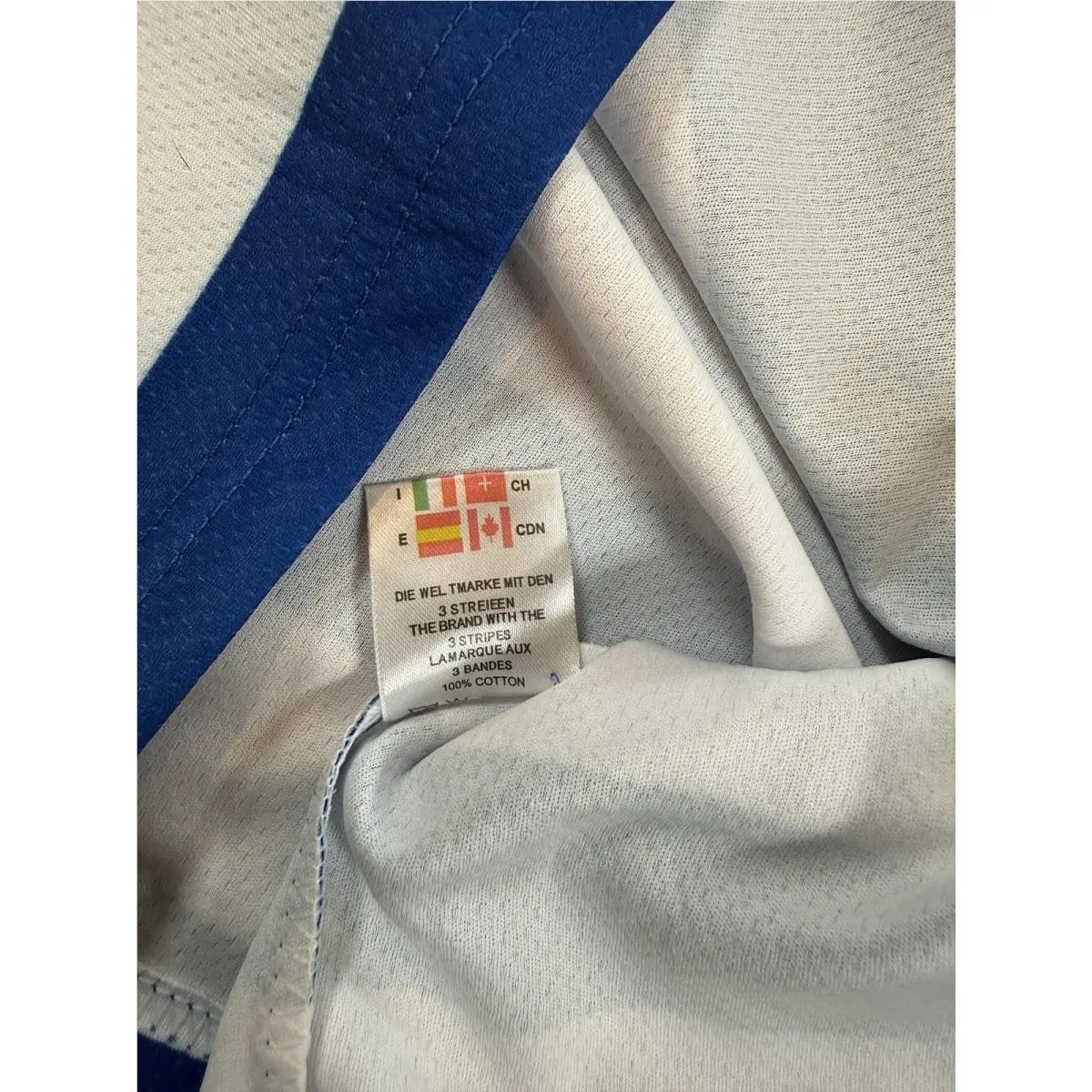 Adidas clothing - Blue, White, Red, Yellow 3