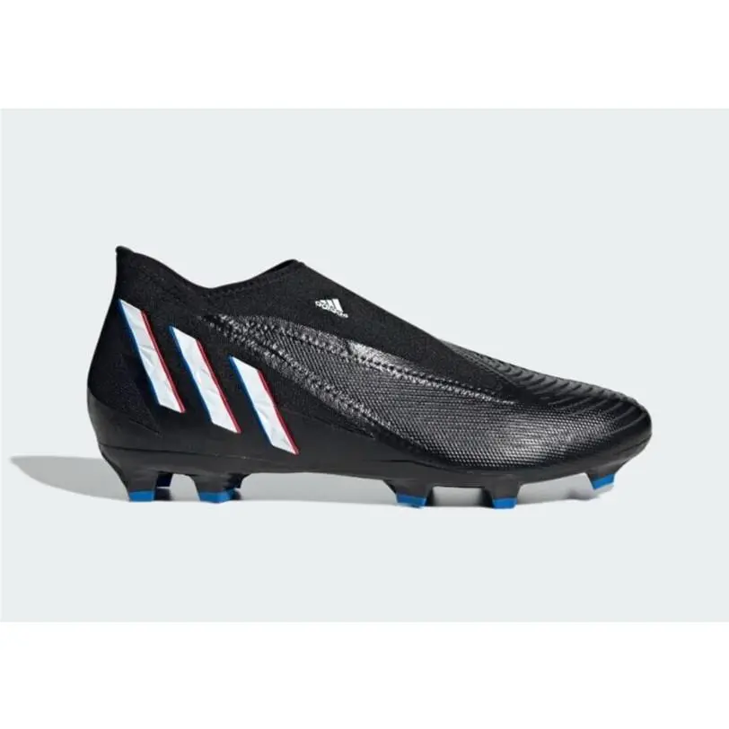 Adidas Predator Edge.3 Nby FG Laceless Mens Soccer Cleats Black GV9859 Size 9