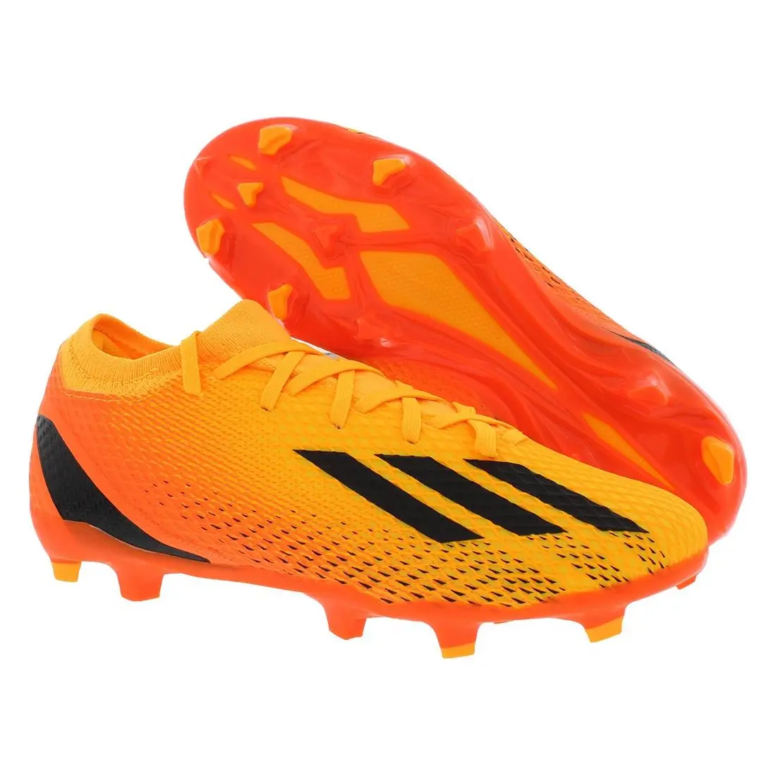 Adidas X Speedportal.3 Firm Ground Unisex Shoes Size 5.5 Color: Solar - Solar Gold/Core Black/Team Solar Orange, Main: Orange