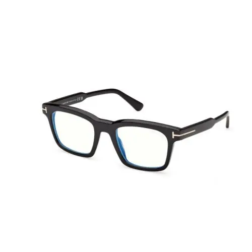 Tom Ford FT6122-B 001 Shiny Black 51mm Men`s Eyeglasses