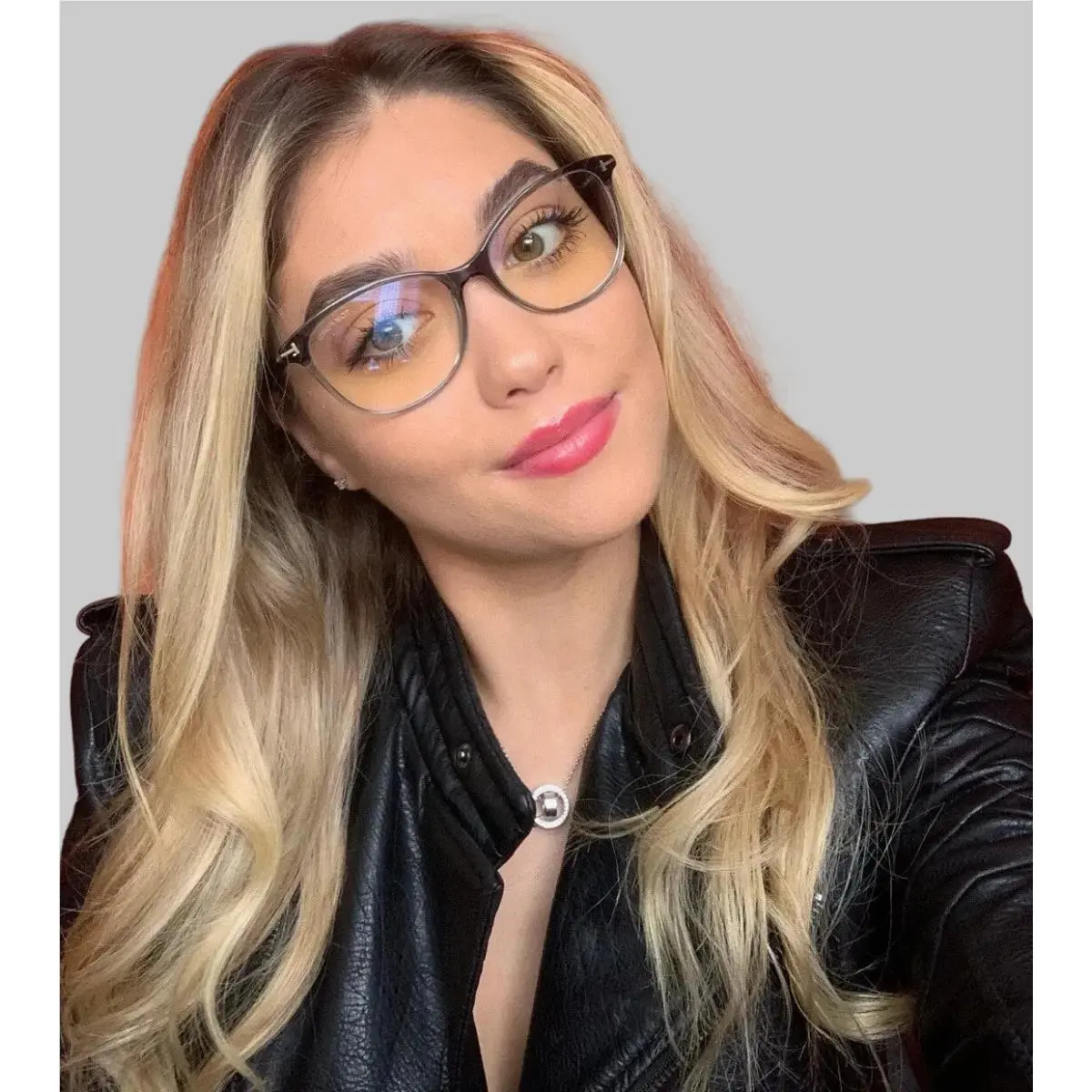 Tom Ford TF FT5576 B/v 089 54mm Green Oversized Cat Eye Women`s Eyeglasses Frame