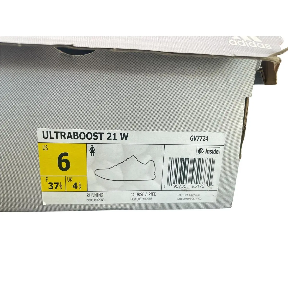 Adidas shoes - Ultraboost 21 - Ultraboost - GV7724_550 - Gray (UPC: 195735951731) 7