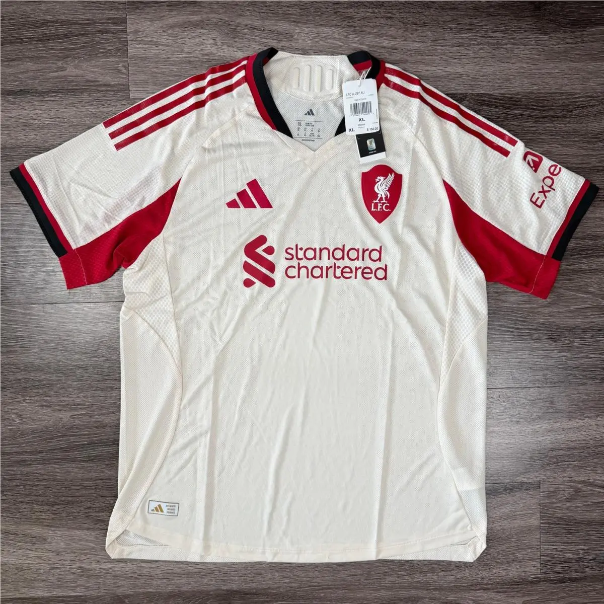 Liverpool FC 2025/26 Away Jersey Size Men’s XL JV6488 by Adidas