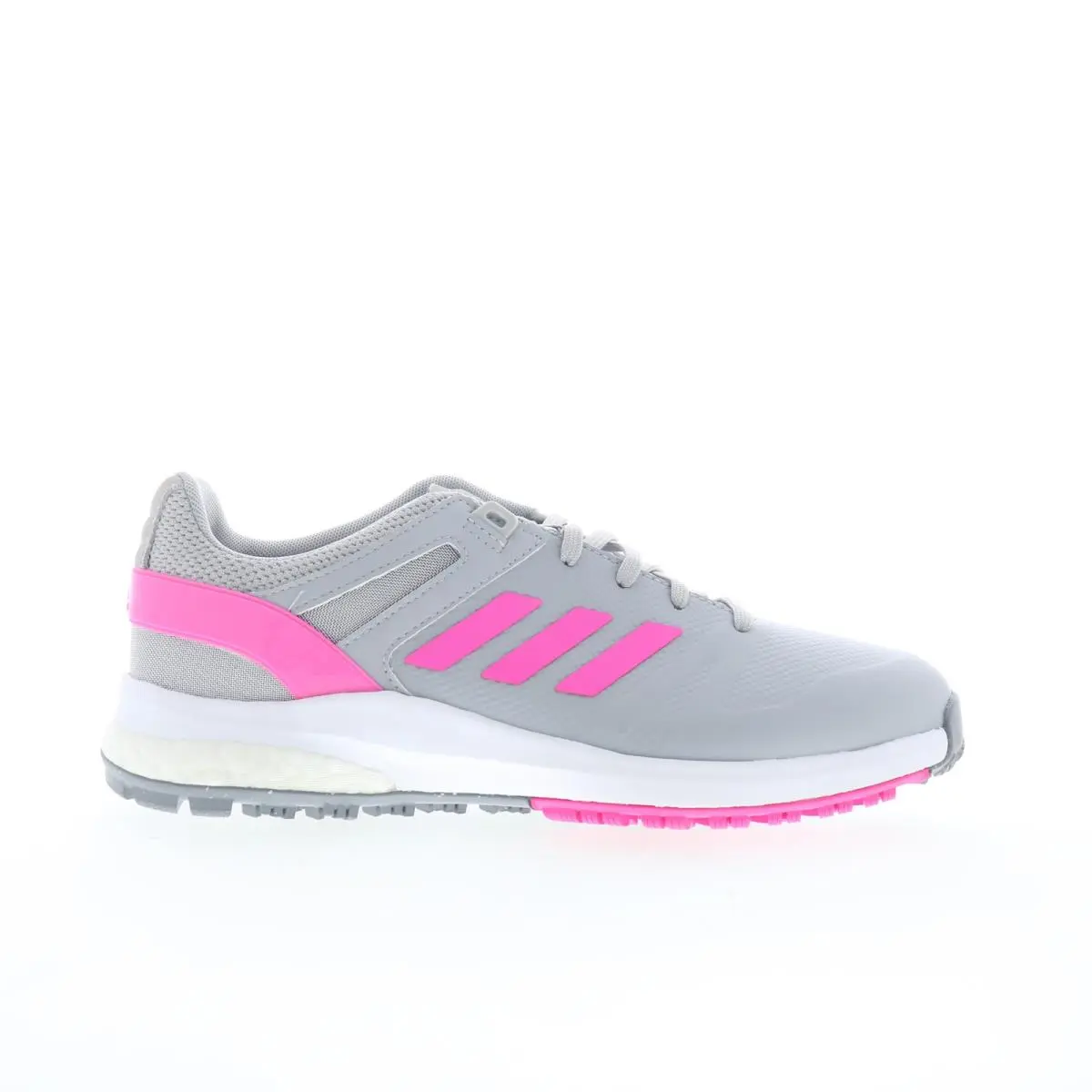 Adidas Eqt Spikeless FX7449 Womens Gray Canvas Lace Up Athletic Golf Shoes 10 - Gray