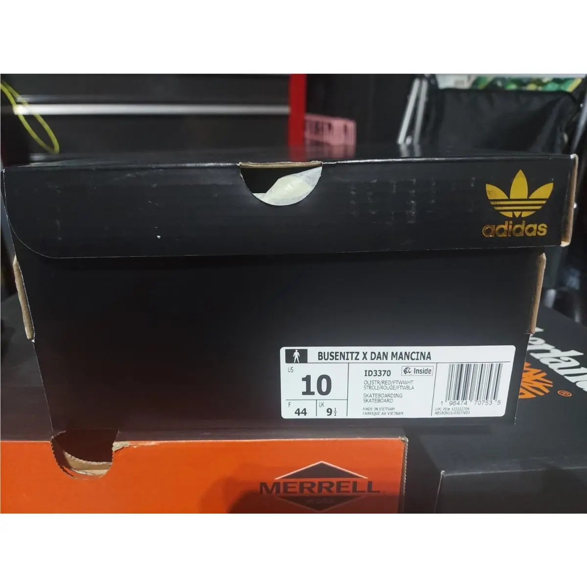 Adidas shoes - adidas Busenitz - Busenitz - ID3370 - Olive Strata / Red / Cloud White (UPC: 196474707535) 0