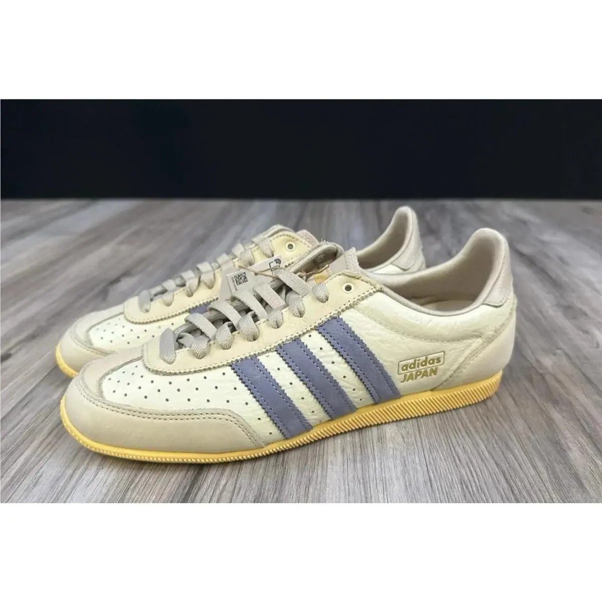 Japan Cream Silver Violet Retro Shoes JI2664 Womens Size 9.5 by Adidas