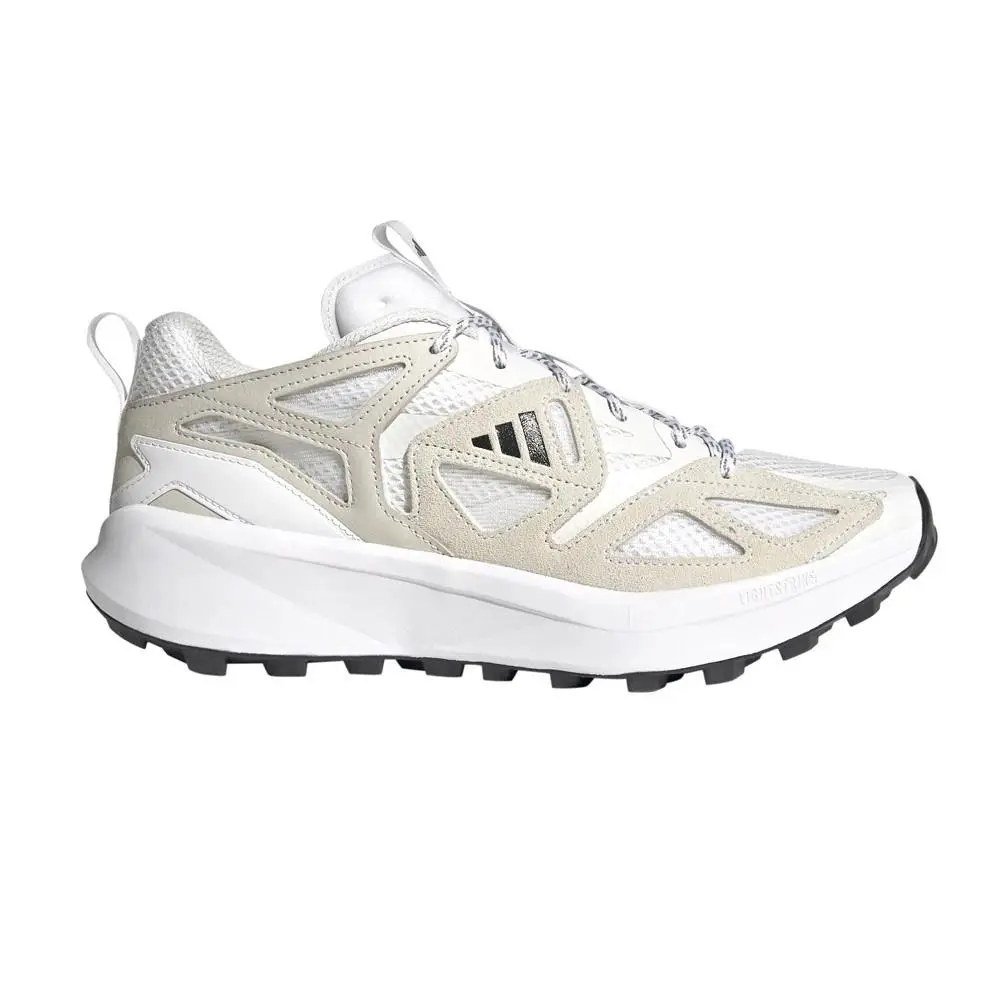Womens Sz 5- Adidas Kantai Trail White Running Sneakers Athletic Shoes JI4819