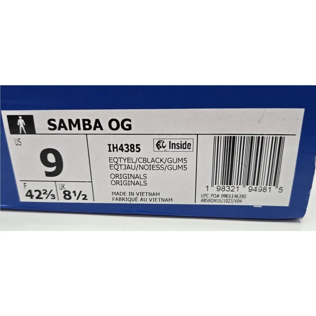 Adidas shoes - adidas Samba - Samba - IH4385 - Yellow (UPC: 198321949815) 9