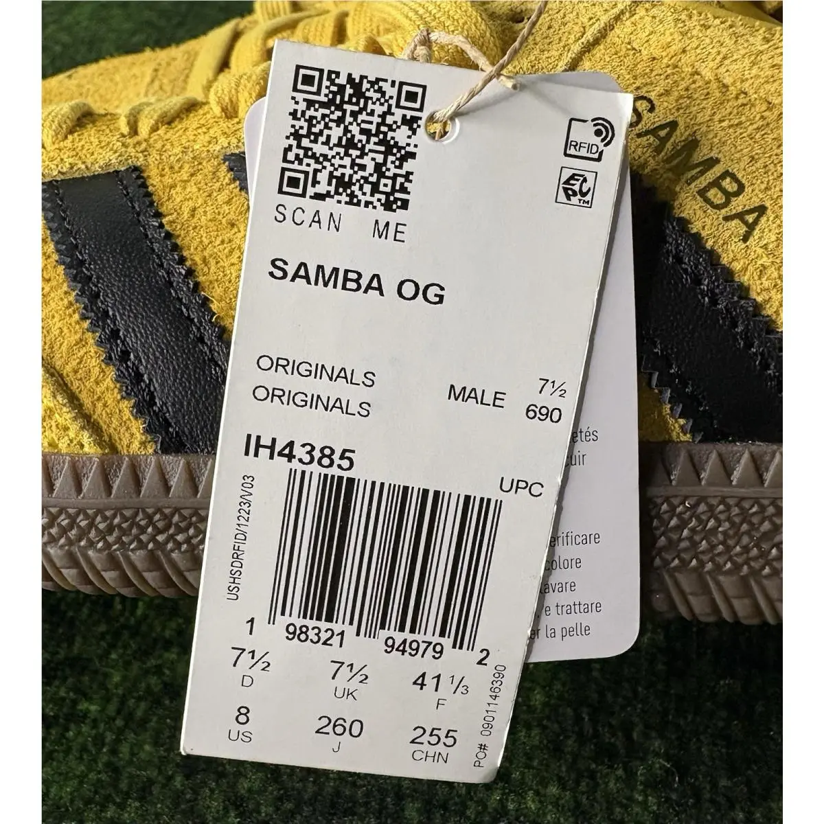 Adidas shoes - adidas Samba OG - Samba - IH4385 - Yellow 6