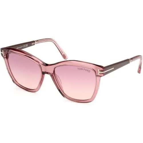 Sunglasses w Soft Case - FT1087 Lucia 72Z - Light Pink/violet Fade by Tom Ford