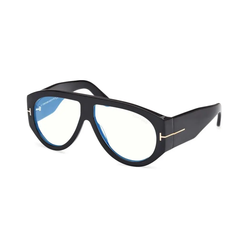 Tom Ford TF 5958-B Eyeglasses 001 Shiny Black 60 Last One