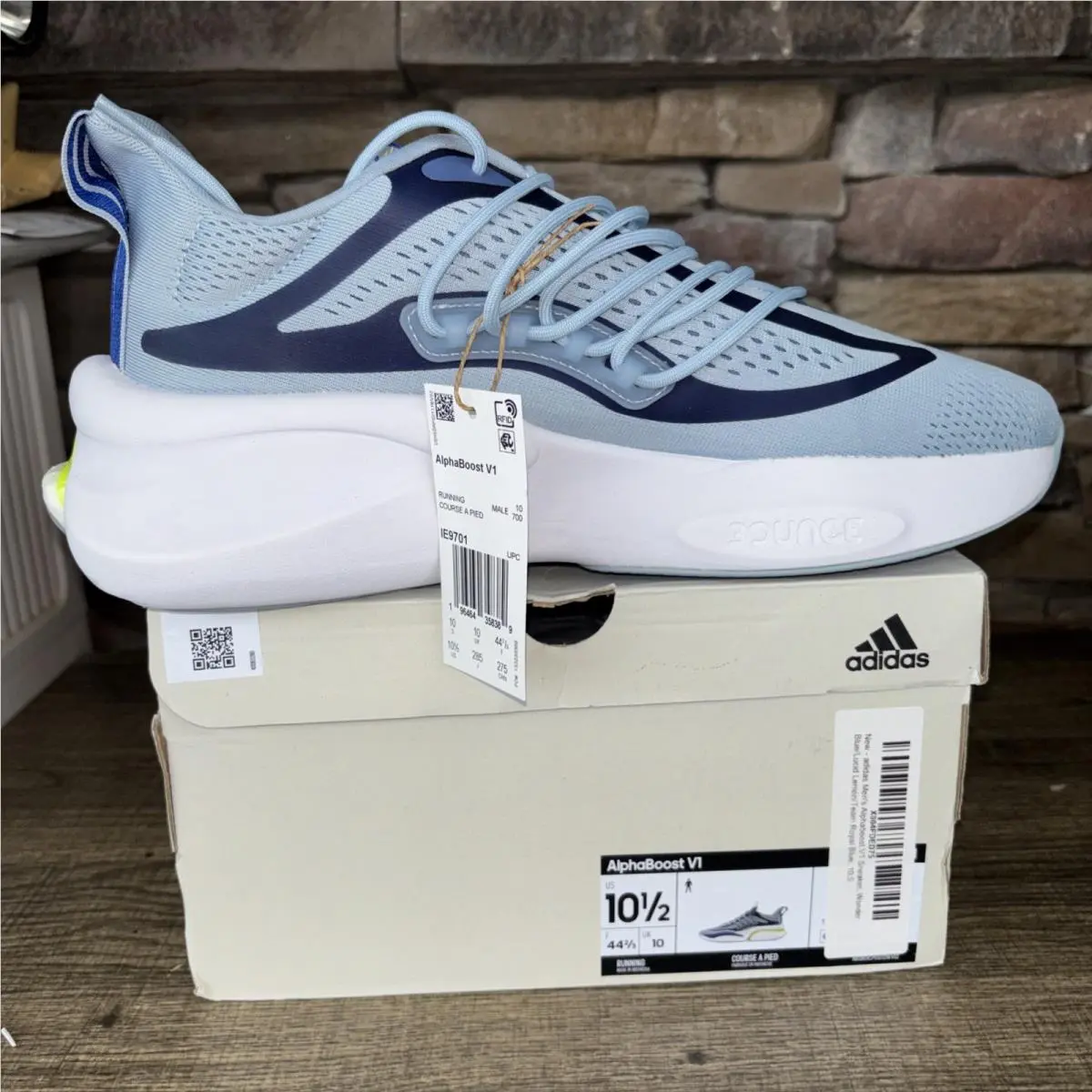Adidas shoes - adidas AlphaBoost V1 - AlphaBoost - IE9701 - Blue 2