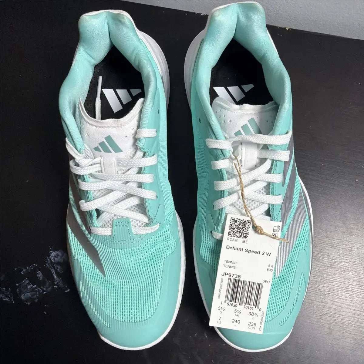 Adidas shoes - adidas Defiant Speed 2 Tennis - JP9738 - Aqua 5