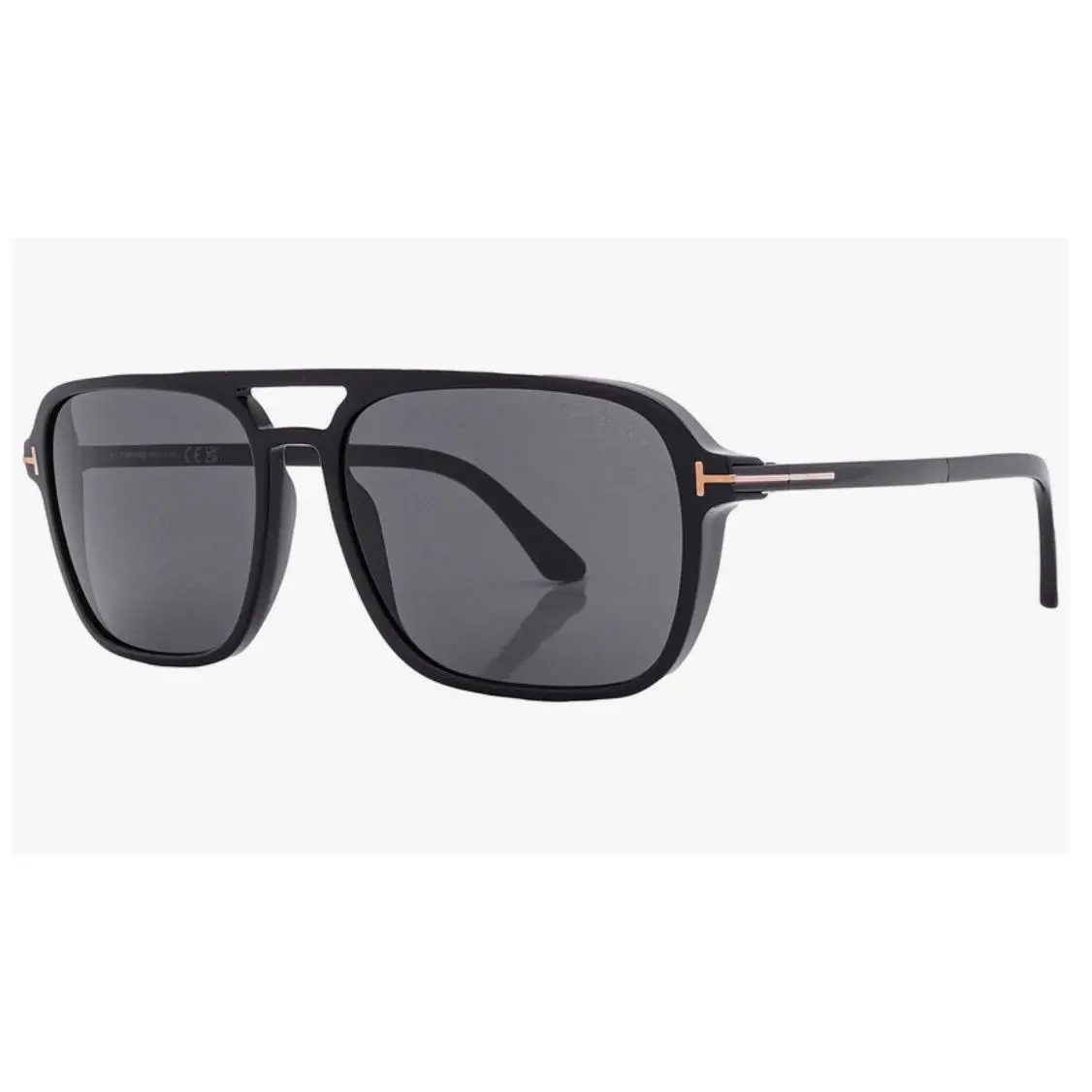 TF0910 Crosby Sunglasses 01A Black / Gray Lenses 59 by Tom Ford