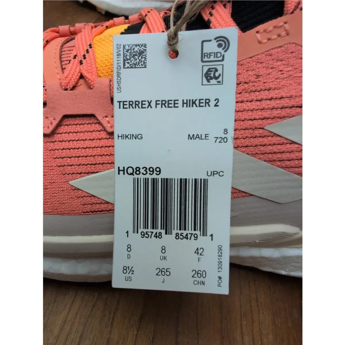 Adidas shoes - adidas Terrex Free Hiker 2 - HQ8399 - Orange 3
