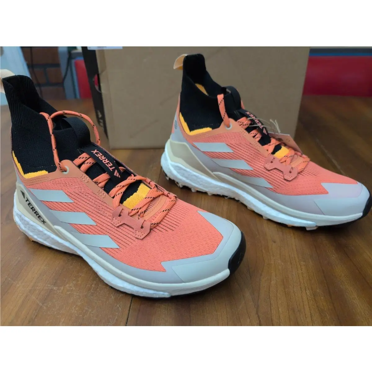 Adidas shoes - adidas Terrex Free Hiker 2 - HQ8399 - Orange 5