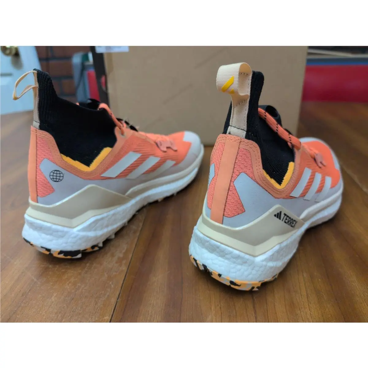 Adidas shoes - adidas Terrex Free Hiker 2 - HQ8399 - Orange 7