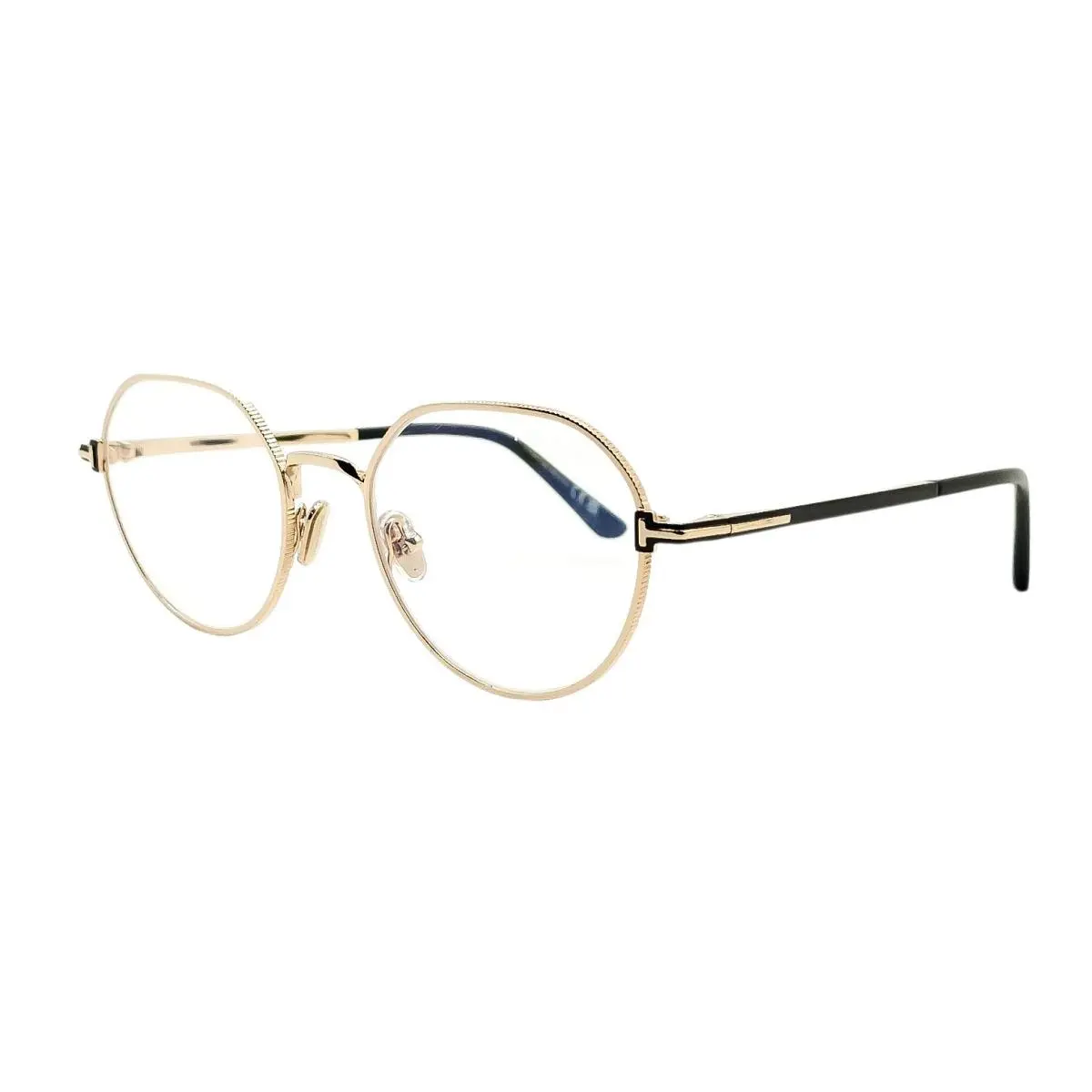 TF 6127-B Eyeglasses 028 Gold-black 51 by Tom Ford