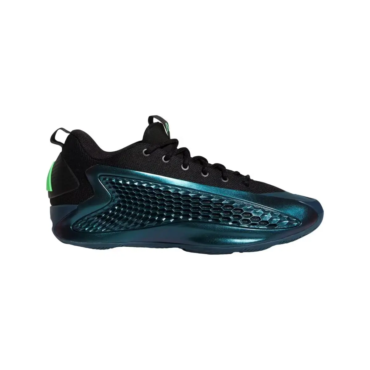 Adidas Anthony Edwards 1 Low Arctic Night / Core Black / Screaming Green JQ6135 - Multicolor