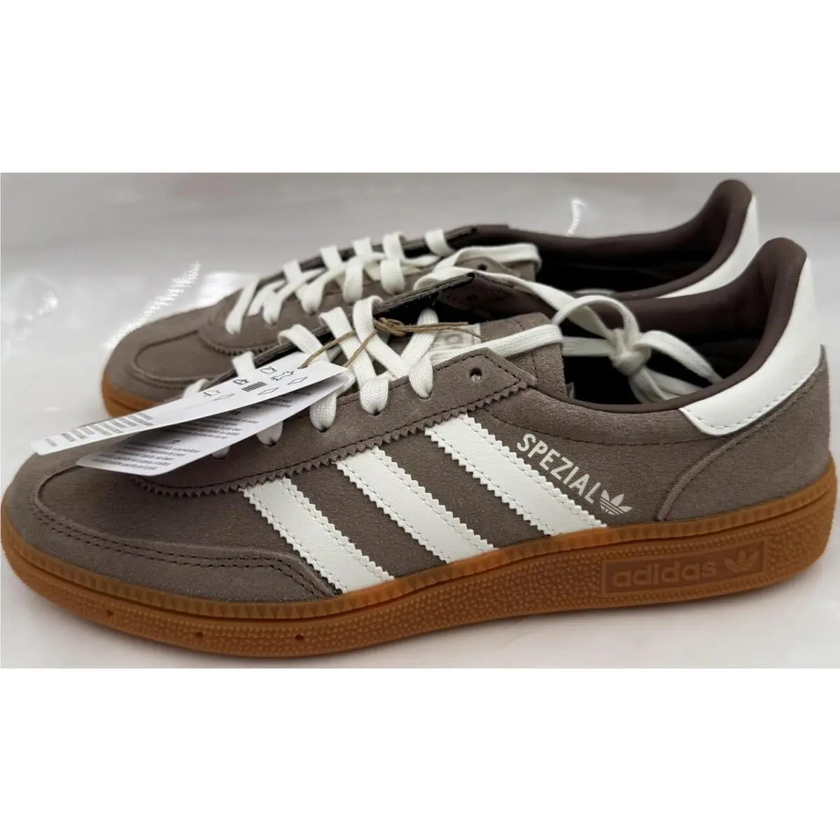 Adidas shoes - HANDBALL SPEZIAL J - HANDBALL SPEZIAL - KI4016 - BROWN AND WHITE (UPC: 198323260536) 2