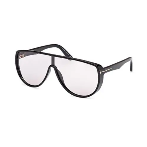Tom Ford FT1182 Achilles 01A Shiny Black/ Smoke Photochromic Men`s Sunglasses