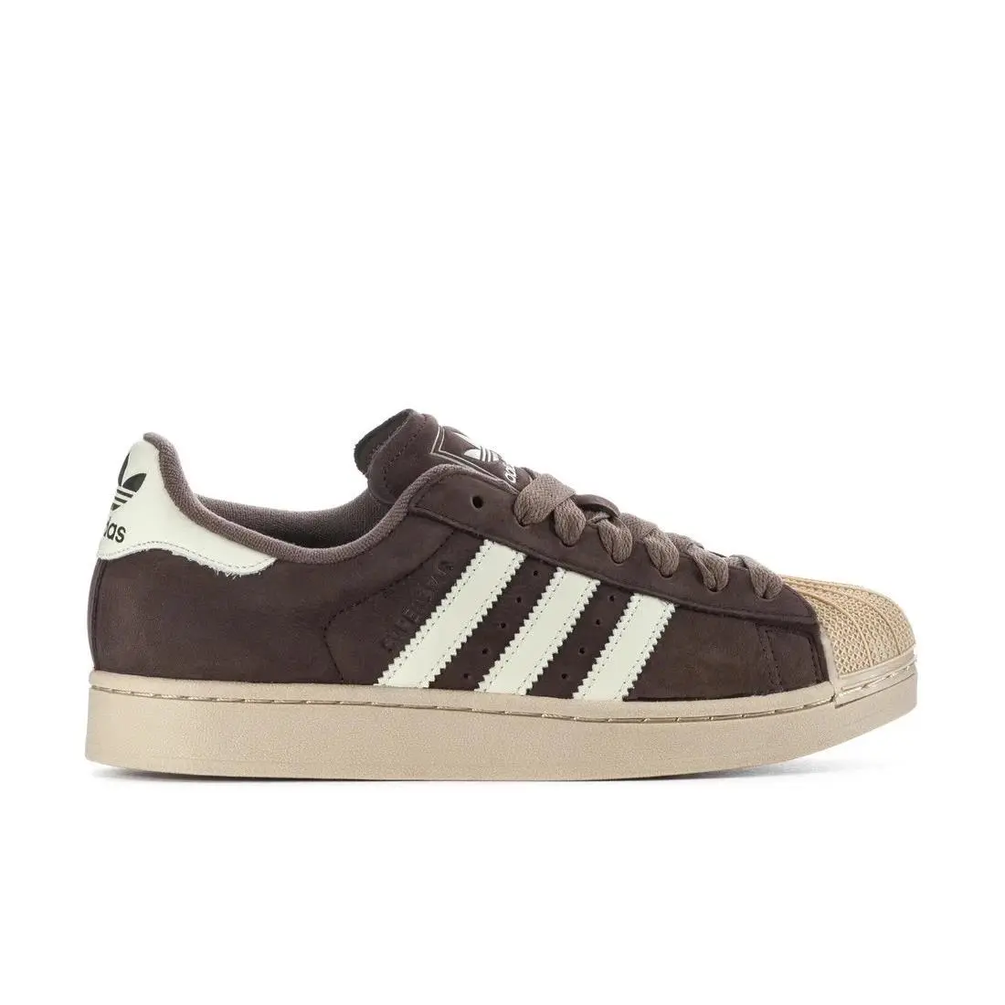 Adidas Superstar II Mens Sz 13.5 Aurora Coffee/off White Brown Shoes IH9314 - Brown