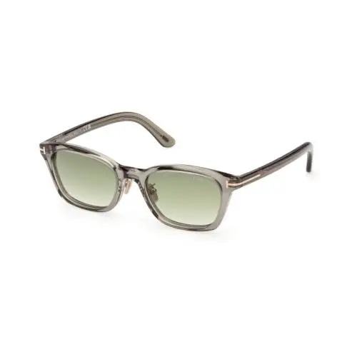 FT1275 D 96P Shiny Dark Green/gradient Green Square Men`s Sunglasses by Tom Ford