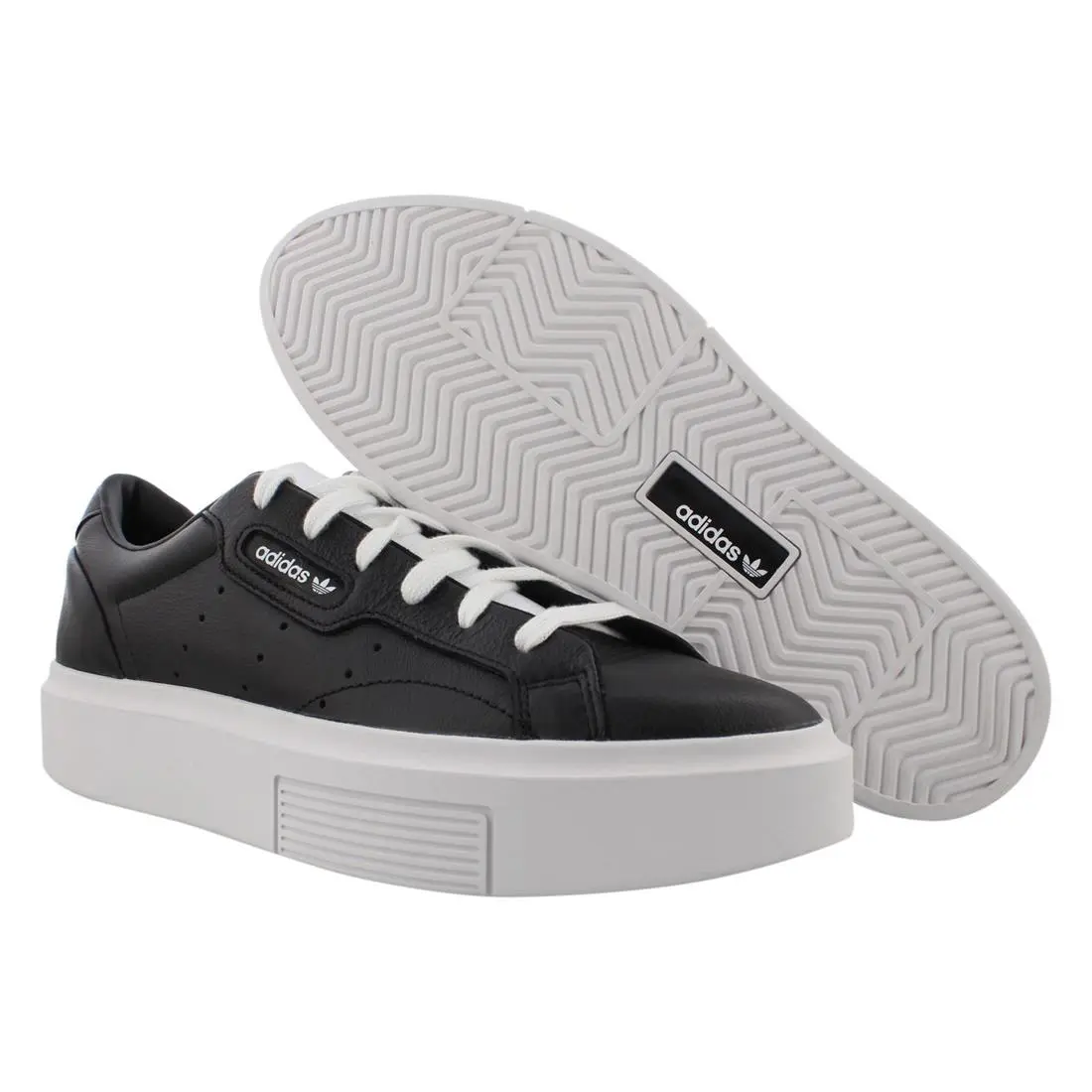 Sleek Super Womens Shoes Size 8.5 Color: Core Black/core Black/cloud by Adidas