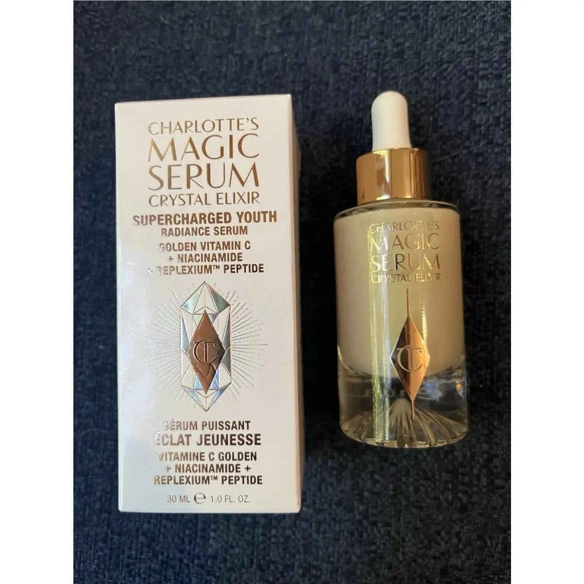 Charlotte`s Magic Serum Crystal Elixir 1.0 oz 30 Ml by Charlotte Tilbury