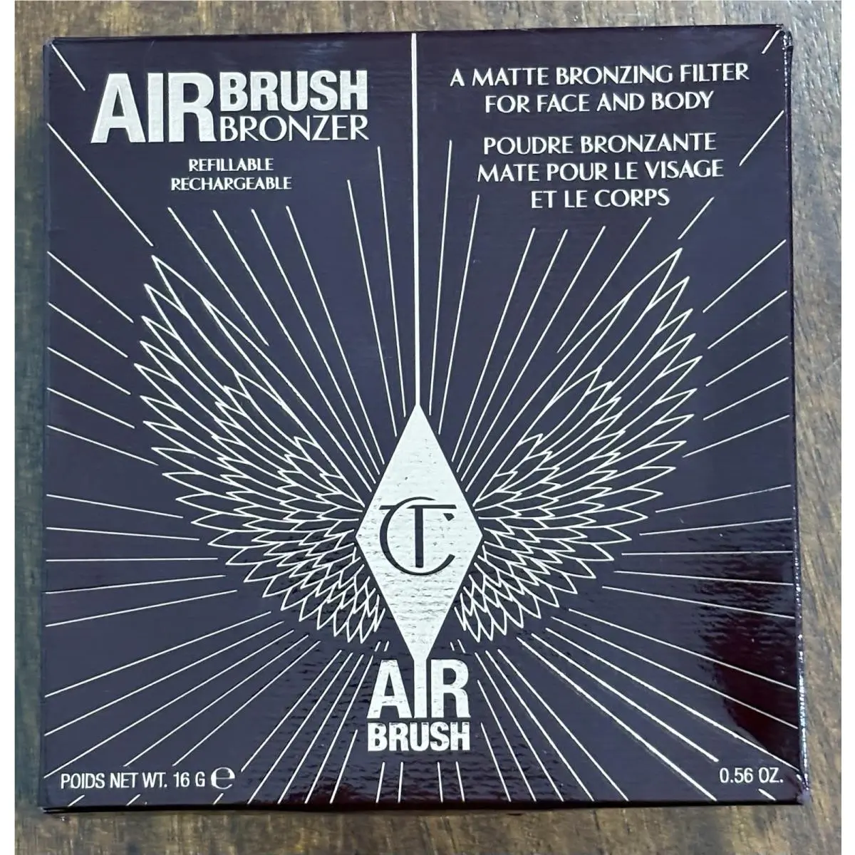 Airbrush Bronzer Refillable Face Body 1 Fair / Pale 0.56 oz by Charlotte Tilbury