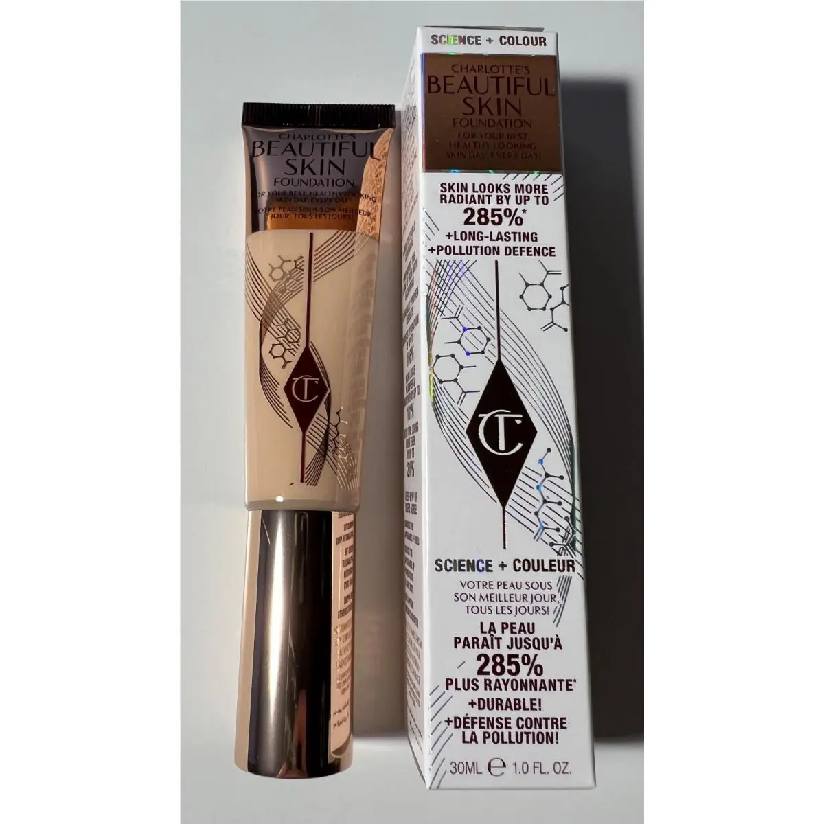 2 Warm Charlotte`s Beautiful Skin Foundation by Charlotte Tilbury