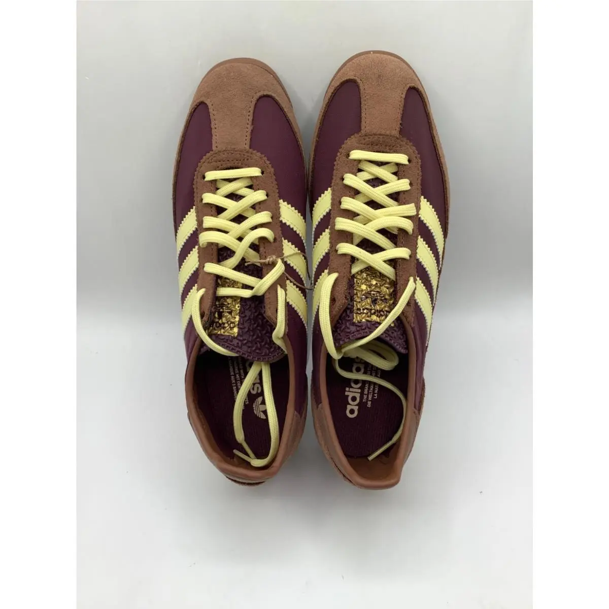 Adidas shoes - MaroonAlmost Yellow/Preloved Brown (UPC: 196474806054) 3
