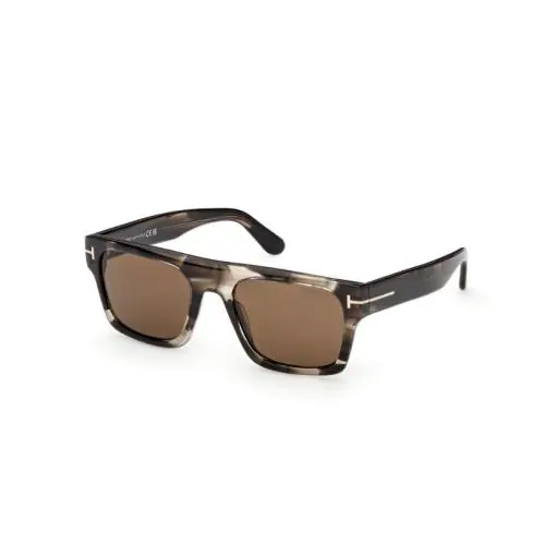 Tom Ford FT1337 CYRUS-02 55J Coloured Havana/roviex 53mm Men`s Sunglasses