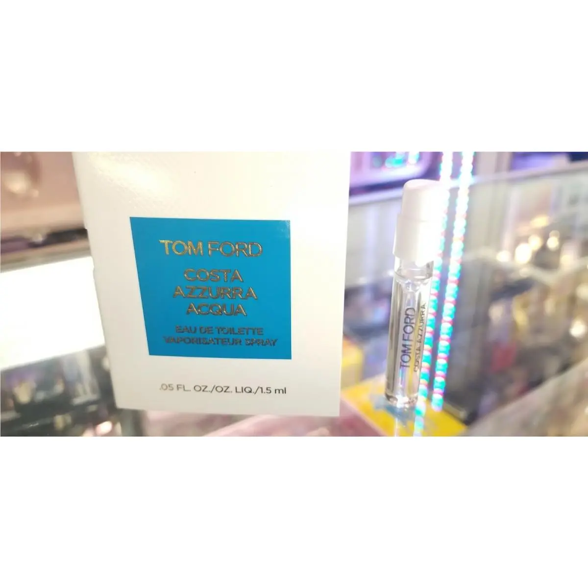Costa Azzurra Acqua Aqua 0.05 oz 1.5ml Eau de Toilette Edt Spray Vial by Tom Ford