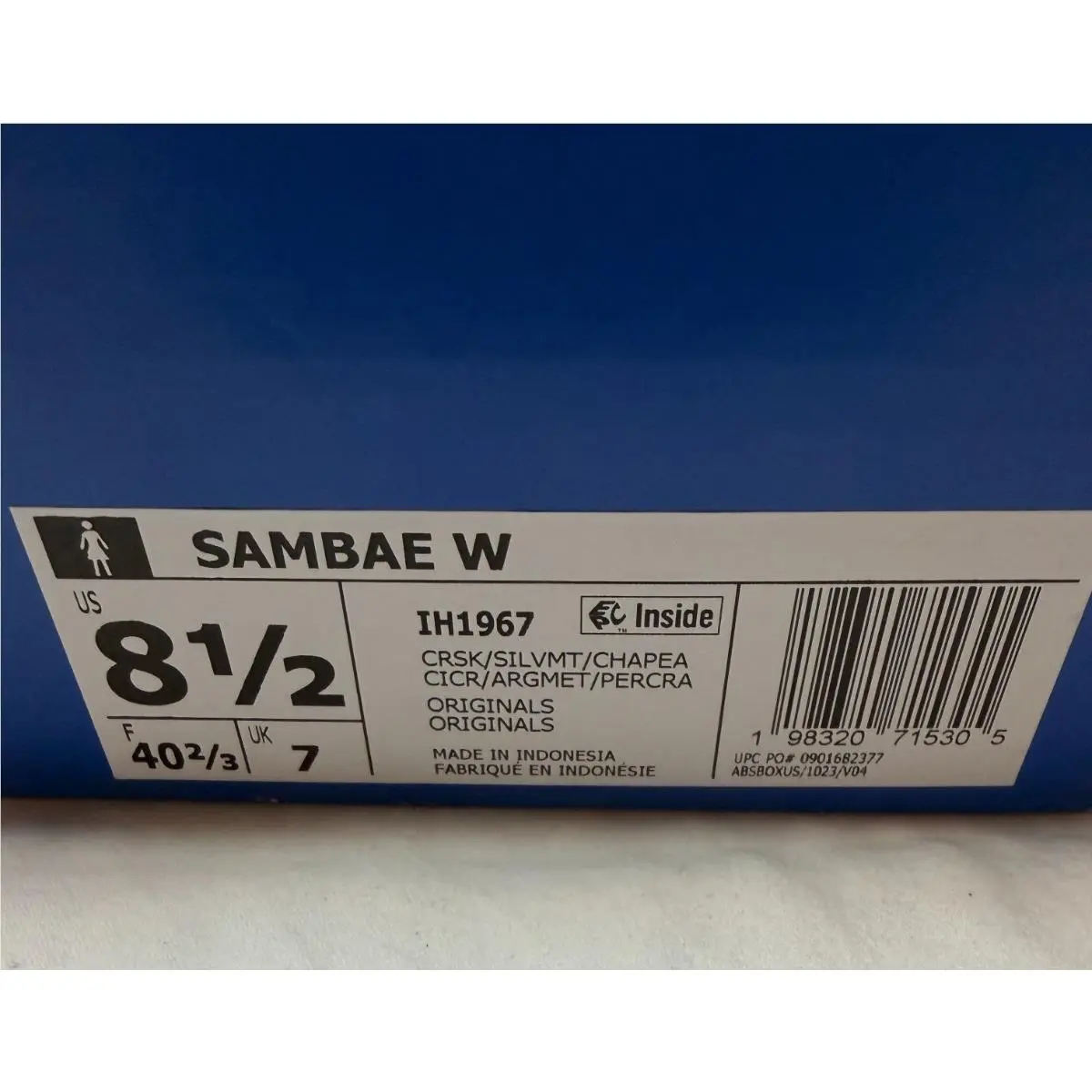 Adidas shoes - adidas Sambae - Sambae - IH1967 - Blue/Silver/Pearl (UPC: 198320715305) 5