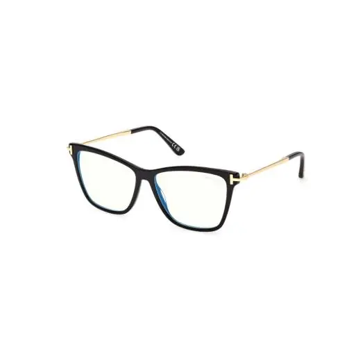 Tom Ford FT6097-B 001 Shiny Black 53mm Women`s Eyeglasses