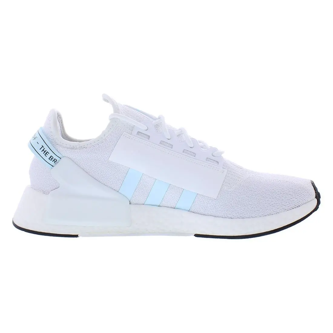Adidas shoes - Cloud White/Almost Blue/Core Black, Main: White (UPC: 195747516058) 1
